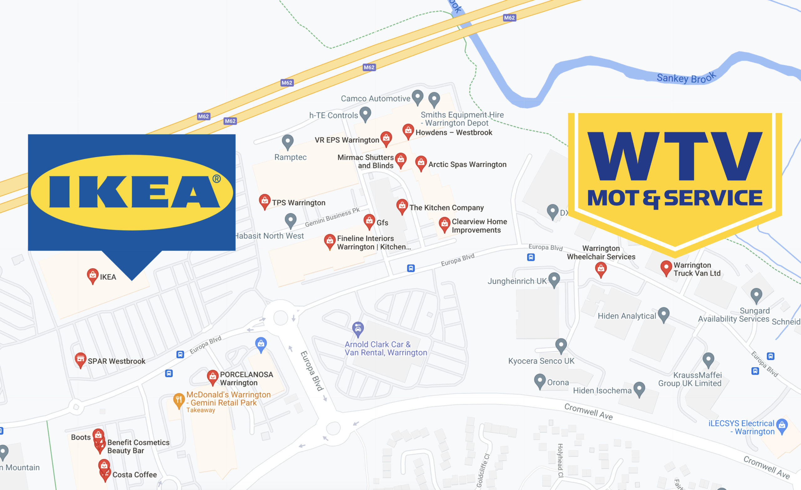 Directions | Warrington MOT and Service Centre